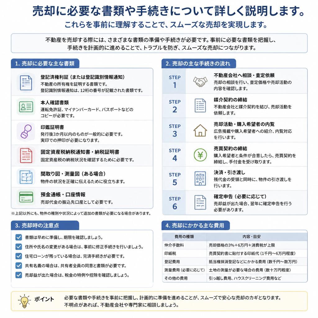 必要書類・手続きの解説