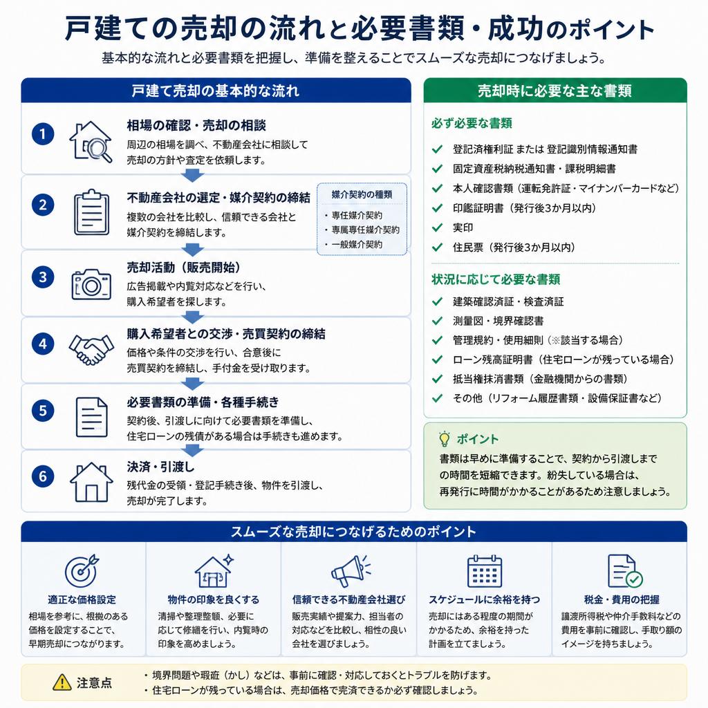 2. 戸建て売却の基本：知っておくべき流れ