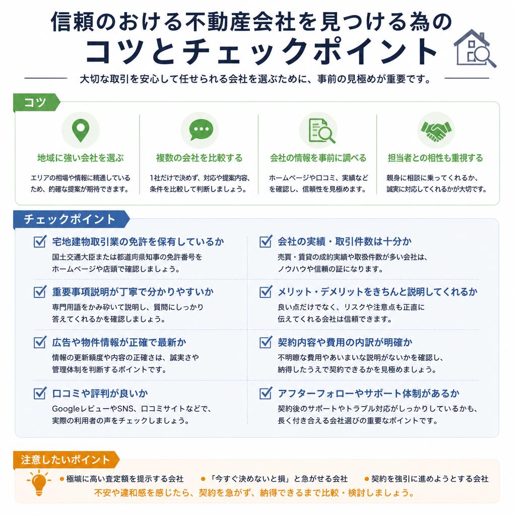 5. 不動産会社の選び方