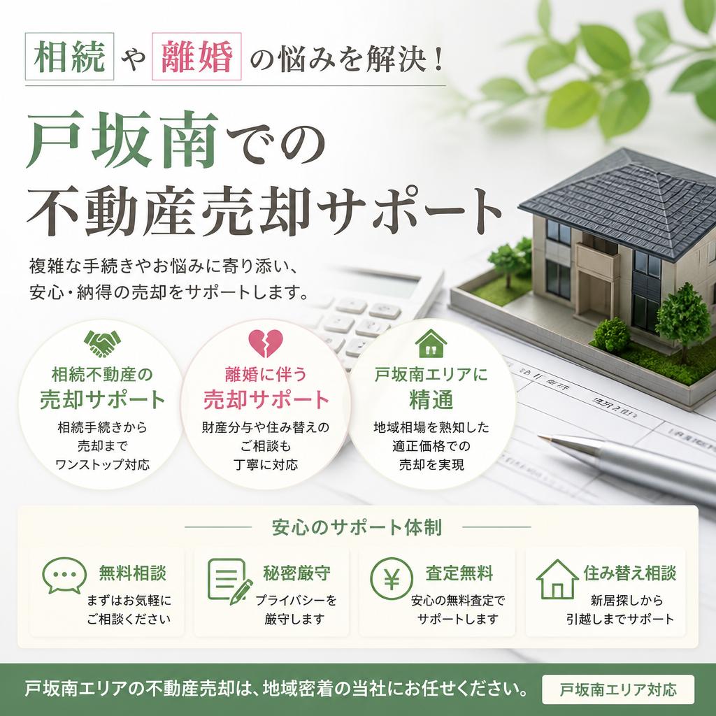 相続や離婚の悩みを解決！東区戸坂南での不動産売却サポート