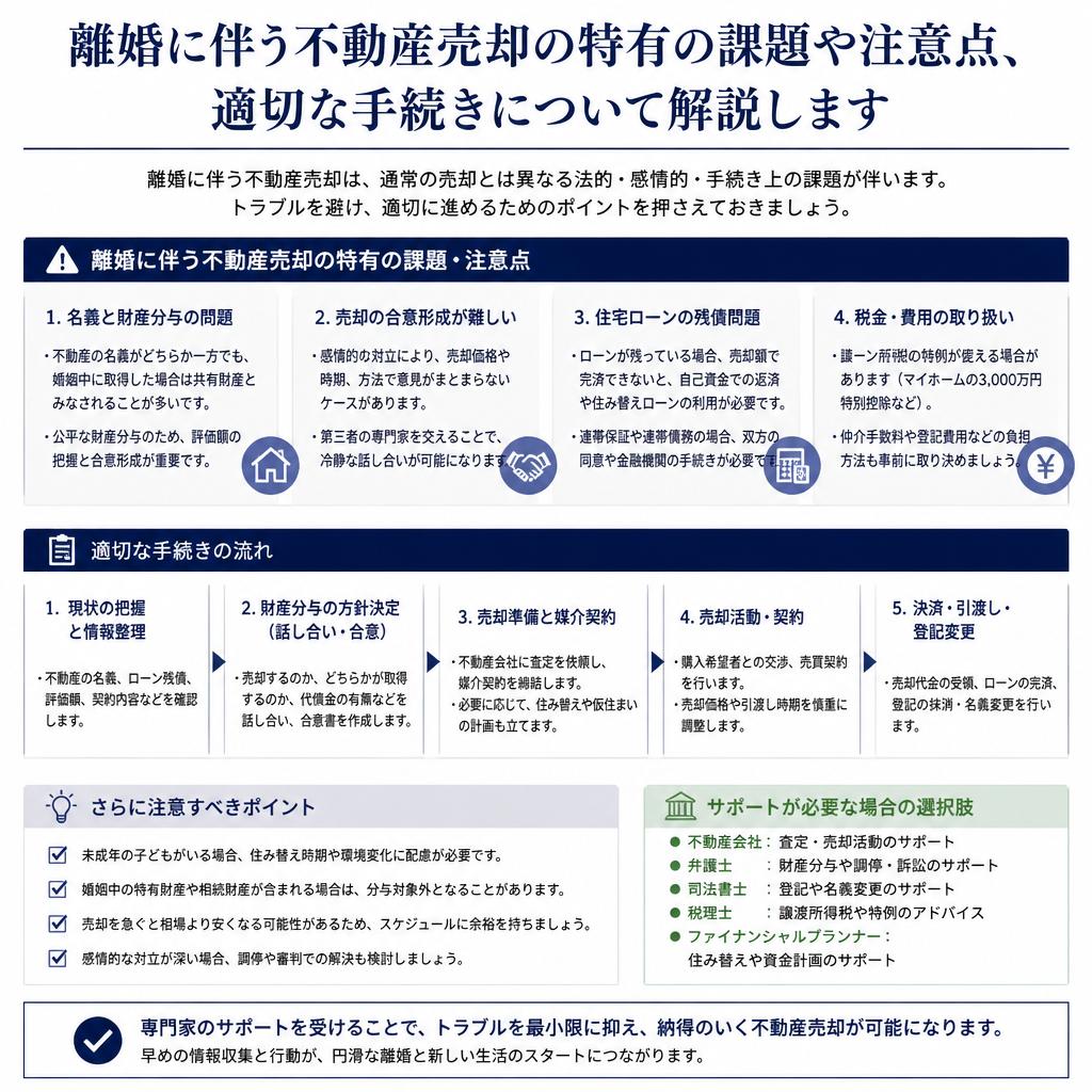 離婚時の不動産売却