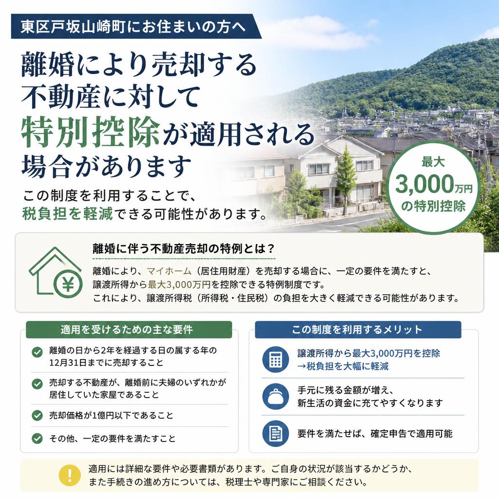 2. 東区戸坂山崎町の特別控除について