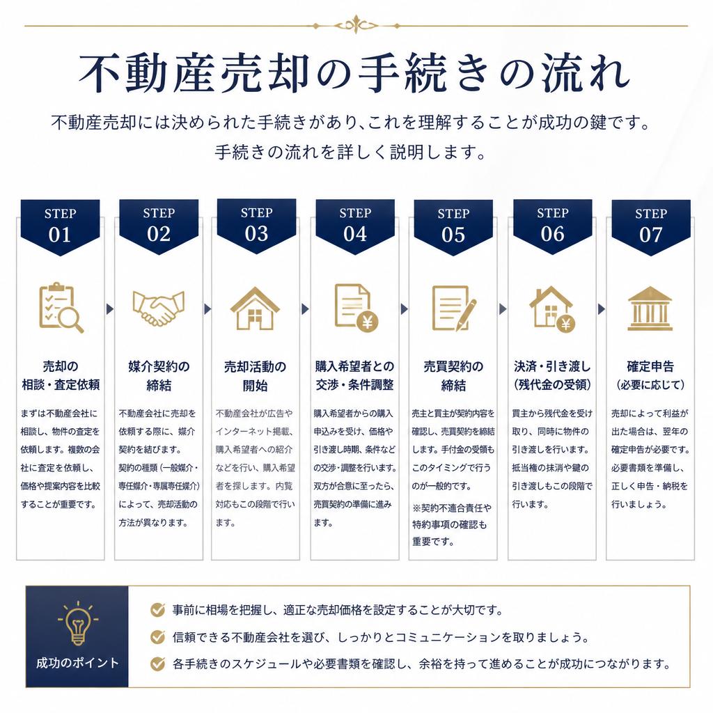 4. 売却に向けた手続きの流れ
