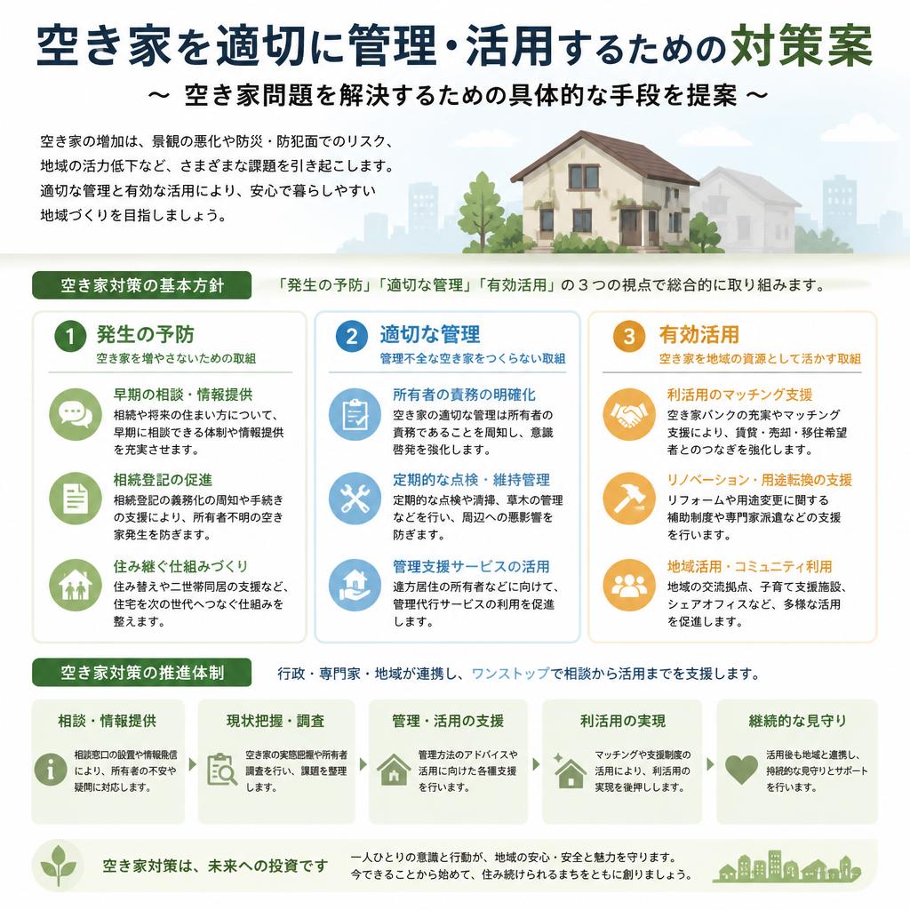 空き家対策を強化する