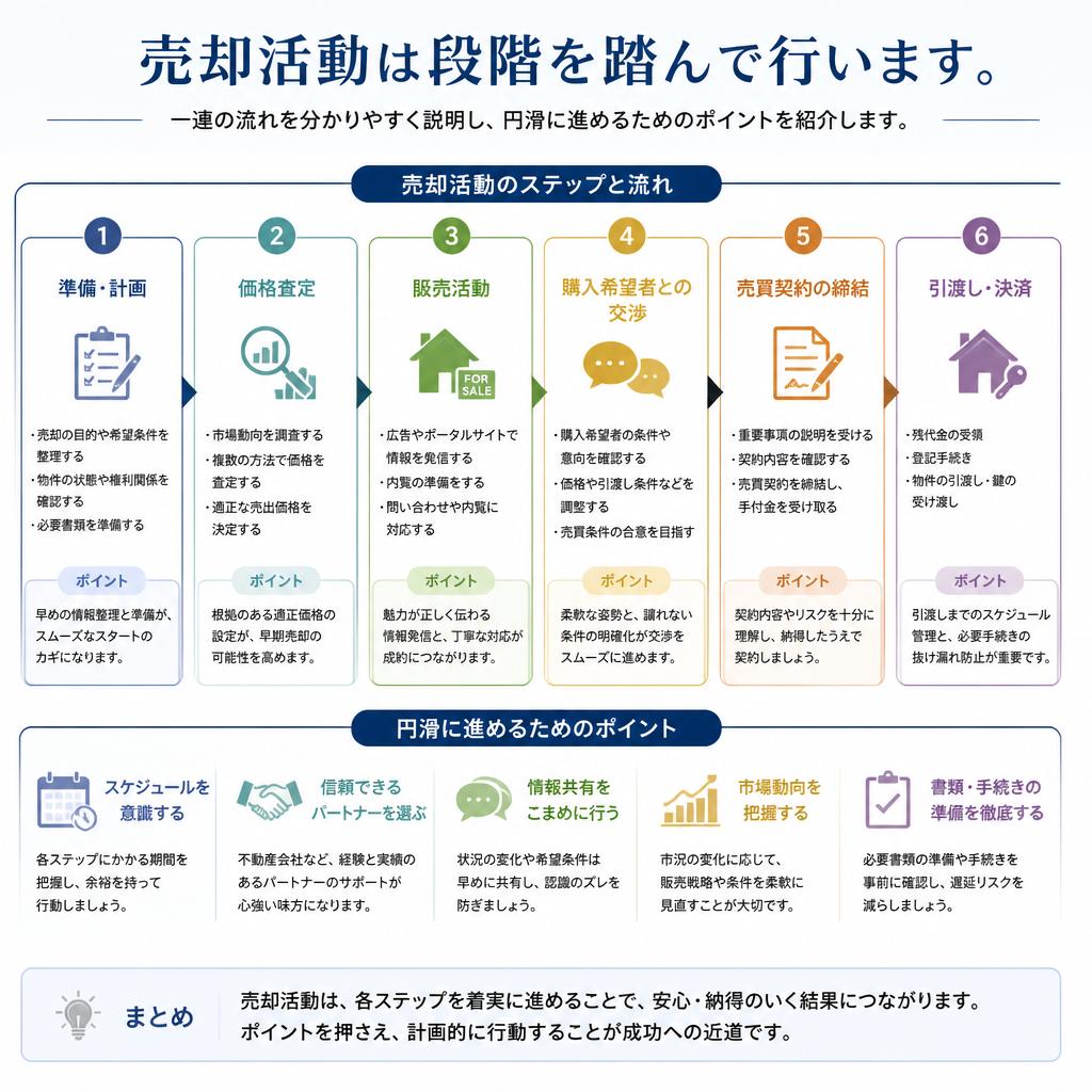 4. 売却活動の基本的な流れ