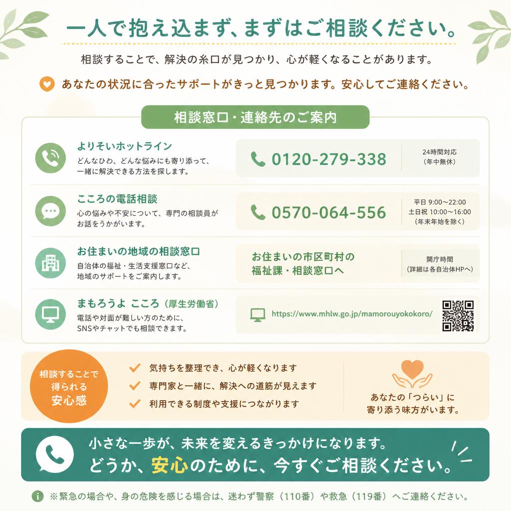 今すぐ相談しよう！