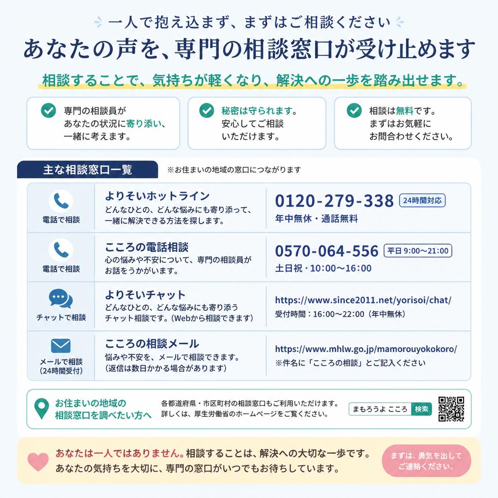 今すぐ相談しよう！