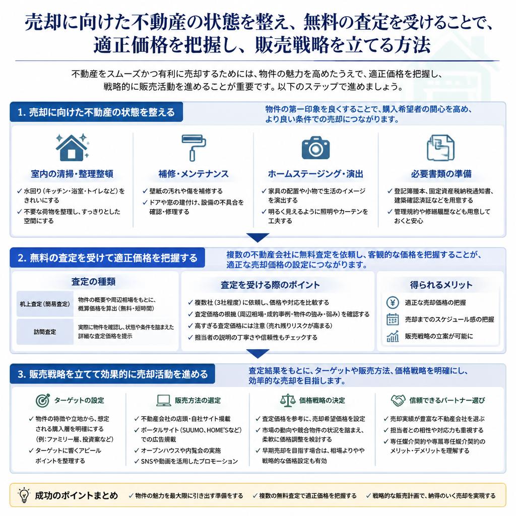 売却のための準備と査定
