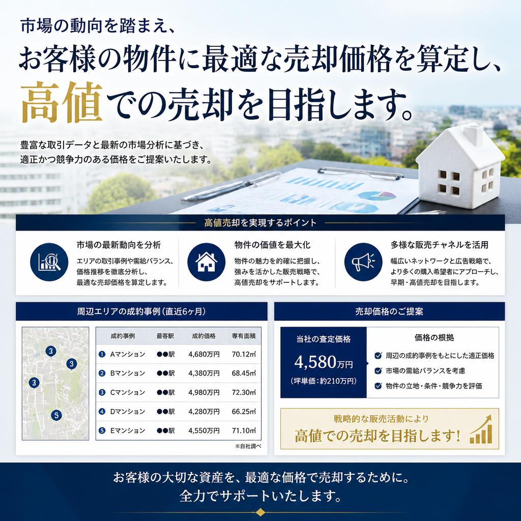 適正な売却価格の算定