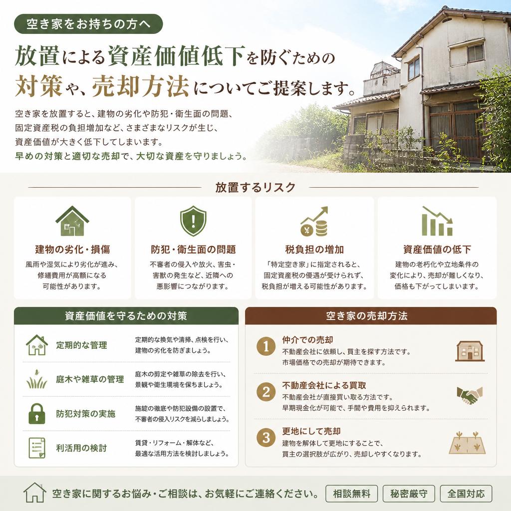 空き家対策で資産を守る