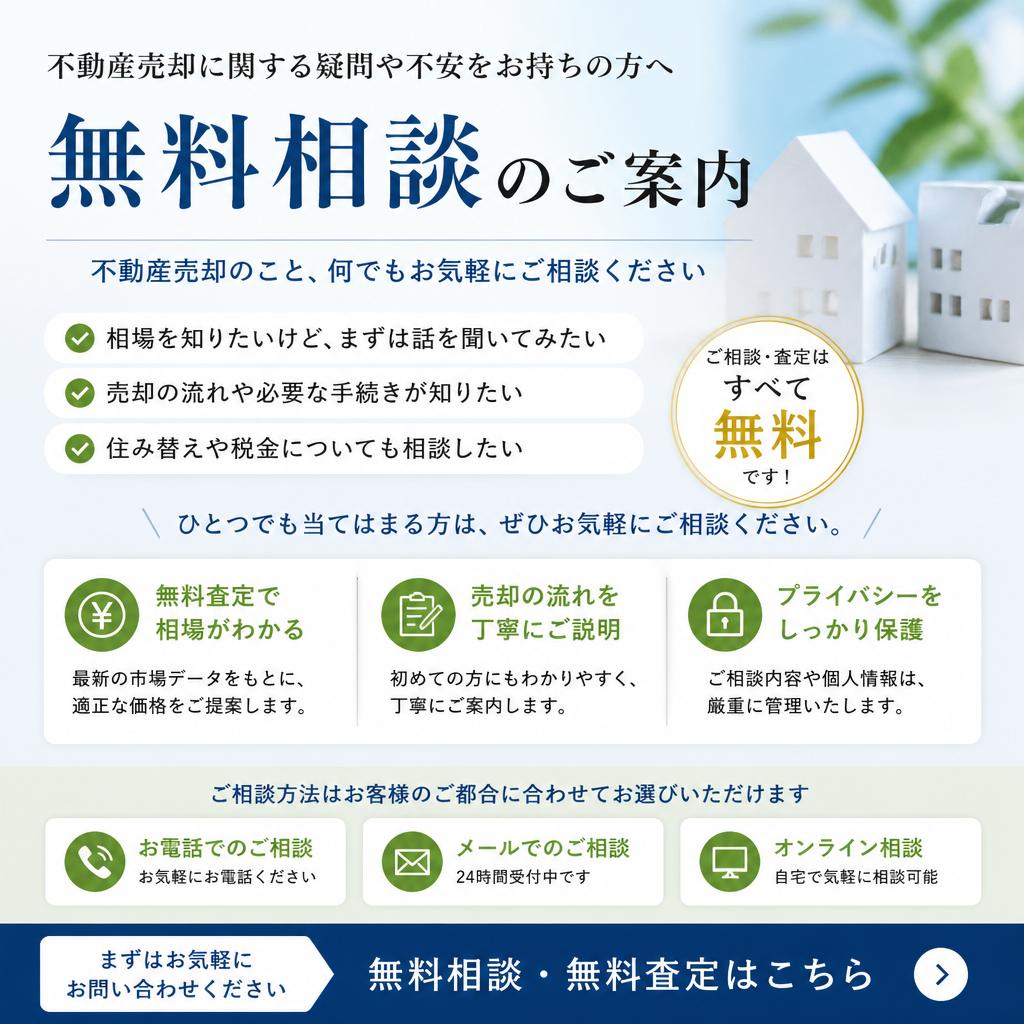 7. 無料相談で不安を解消しよう！