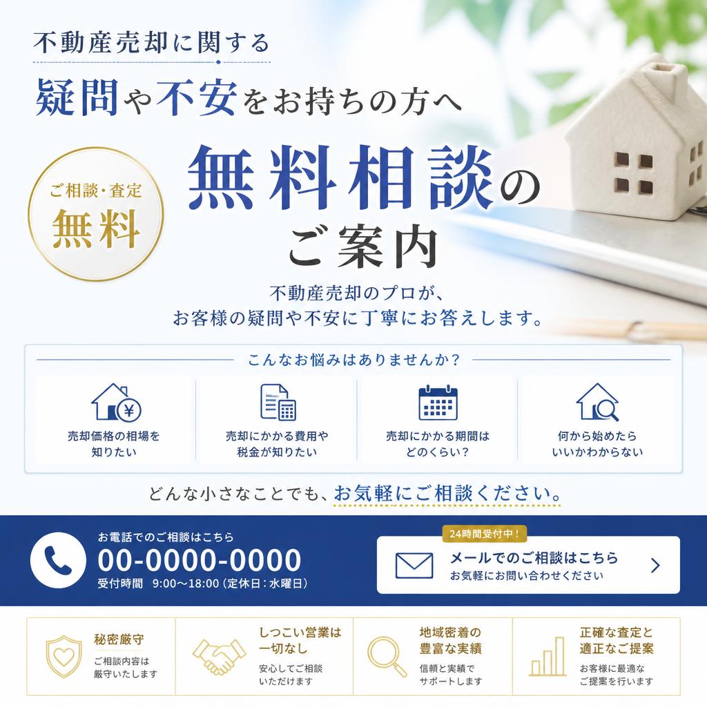7. 無料相談で不安を解消しよう！