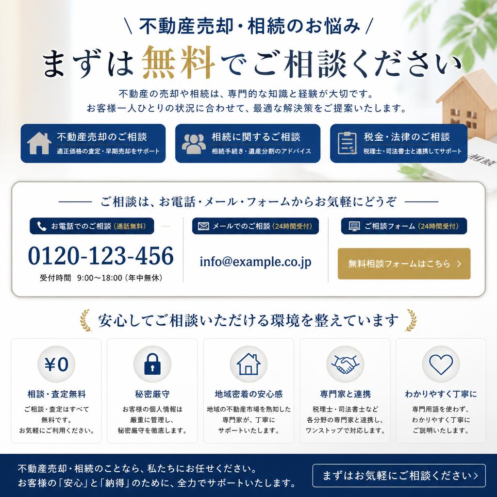 今すぐ無料相談を！