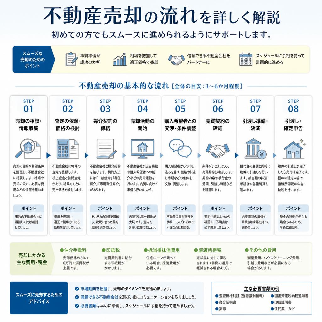 2. 売却のステップバイステップガイド