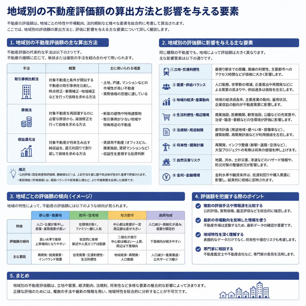 東区矢賀の不動産評価額の決まり方