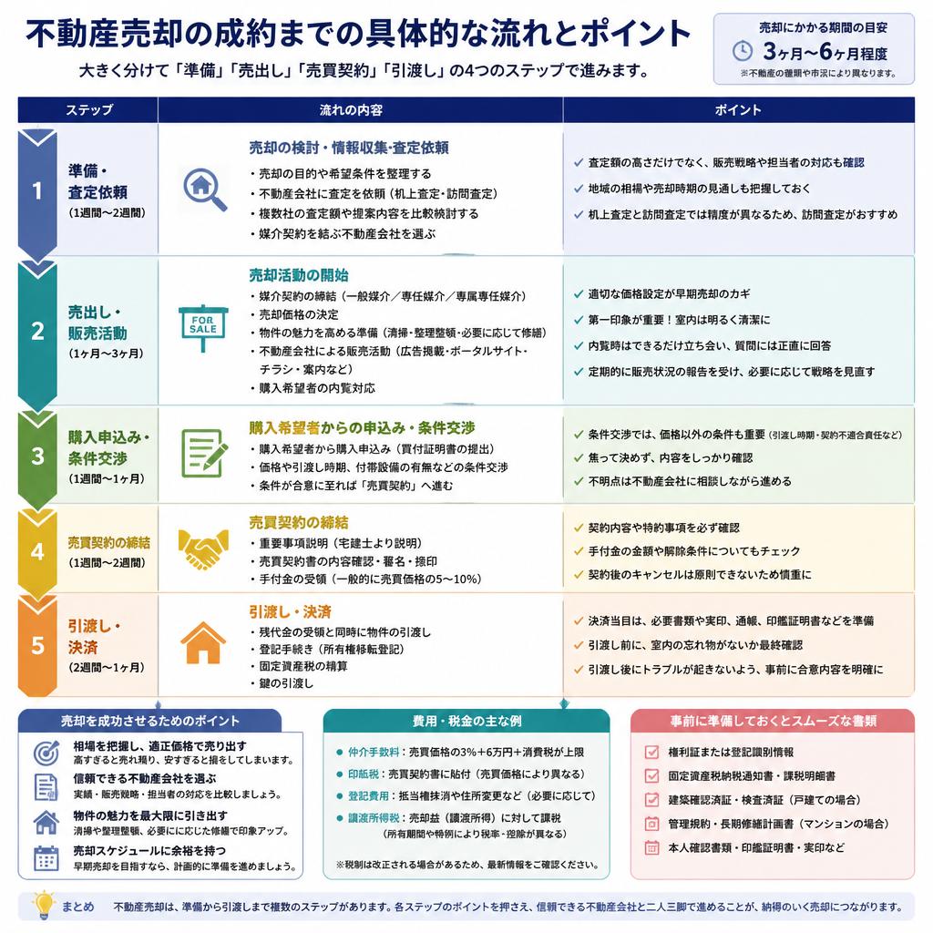 成約に至るまでの流れ