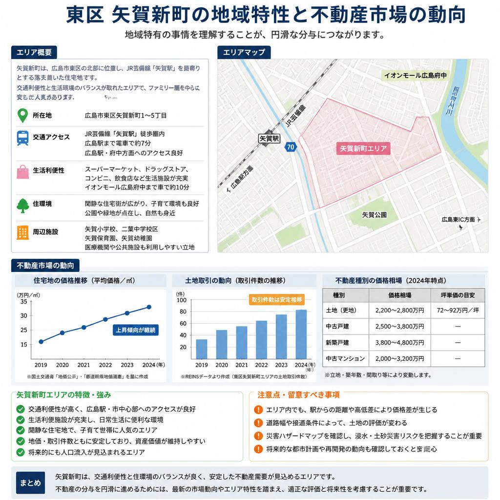 東区矢賀新町の不動産の特徴