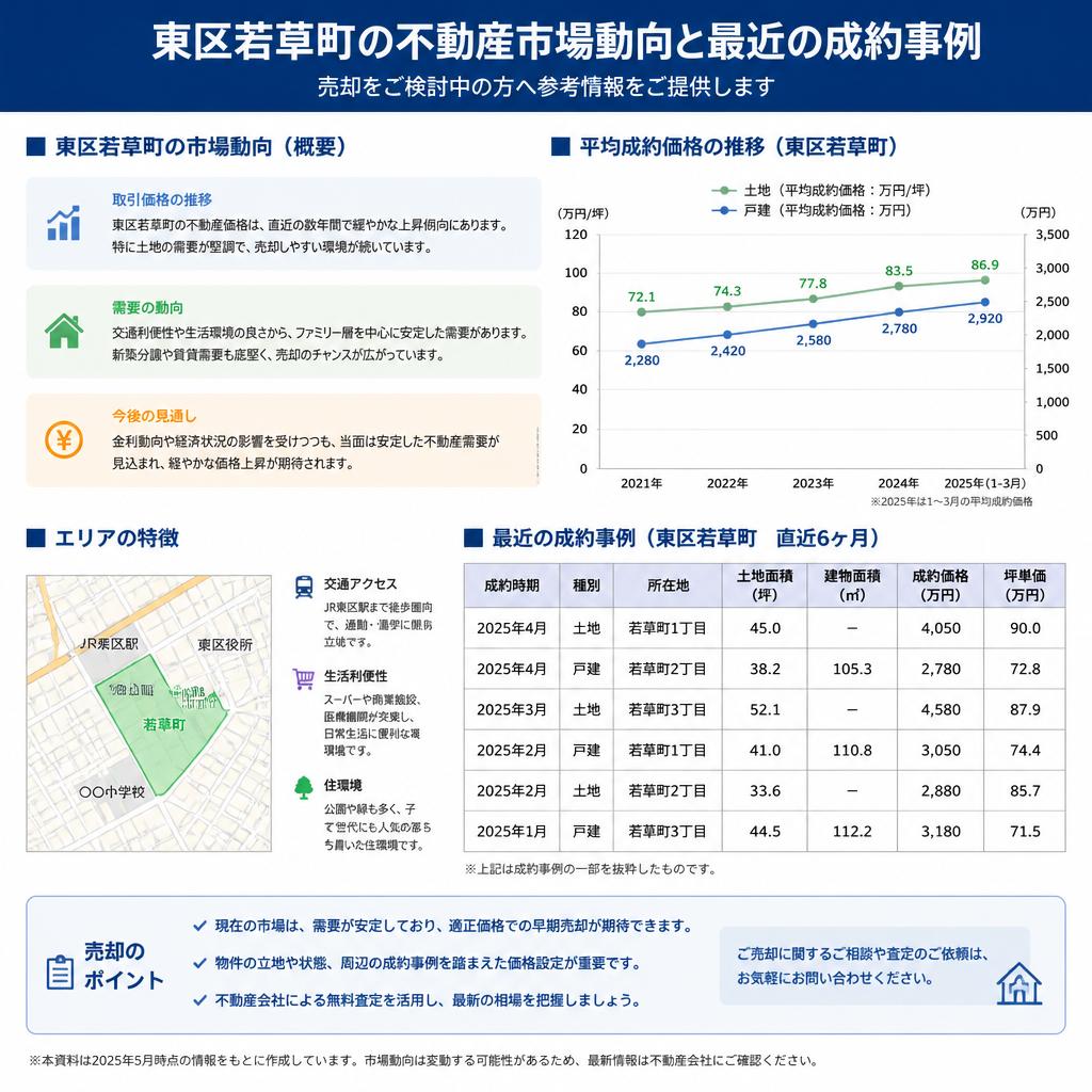 東区若草町の不動産市場の現状