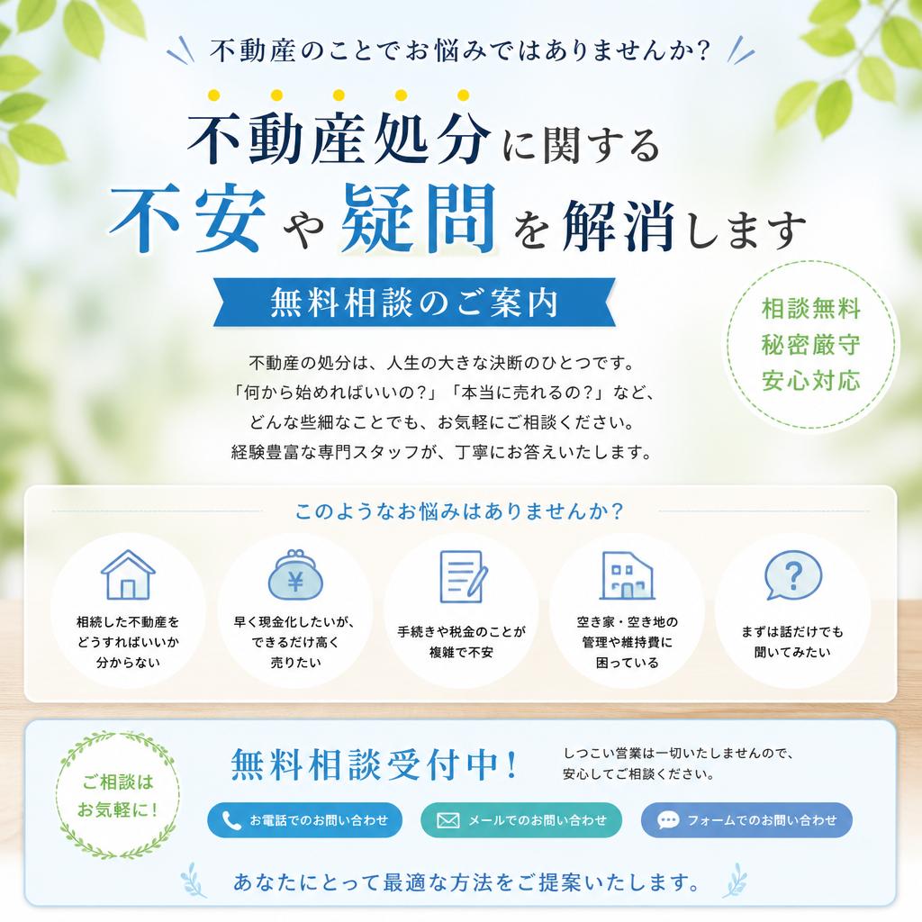 無料相談のご案内とお問い合わせ