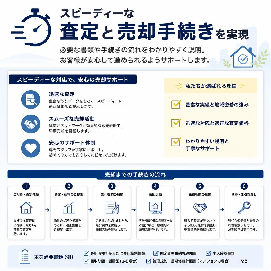 スムーズな売却プロセス