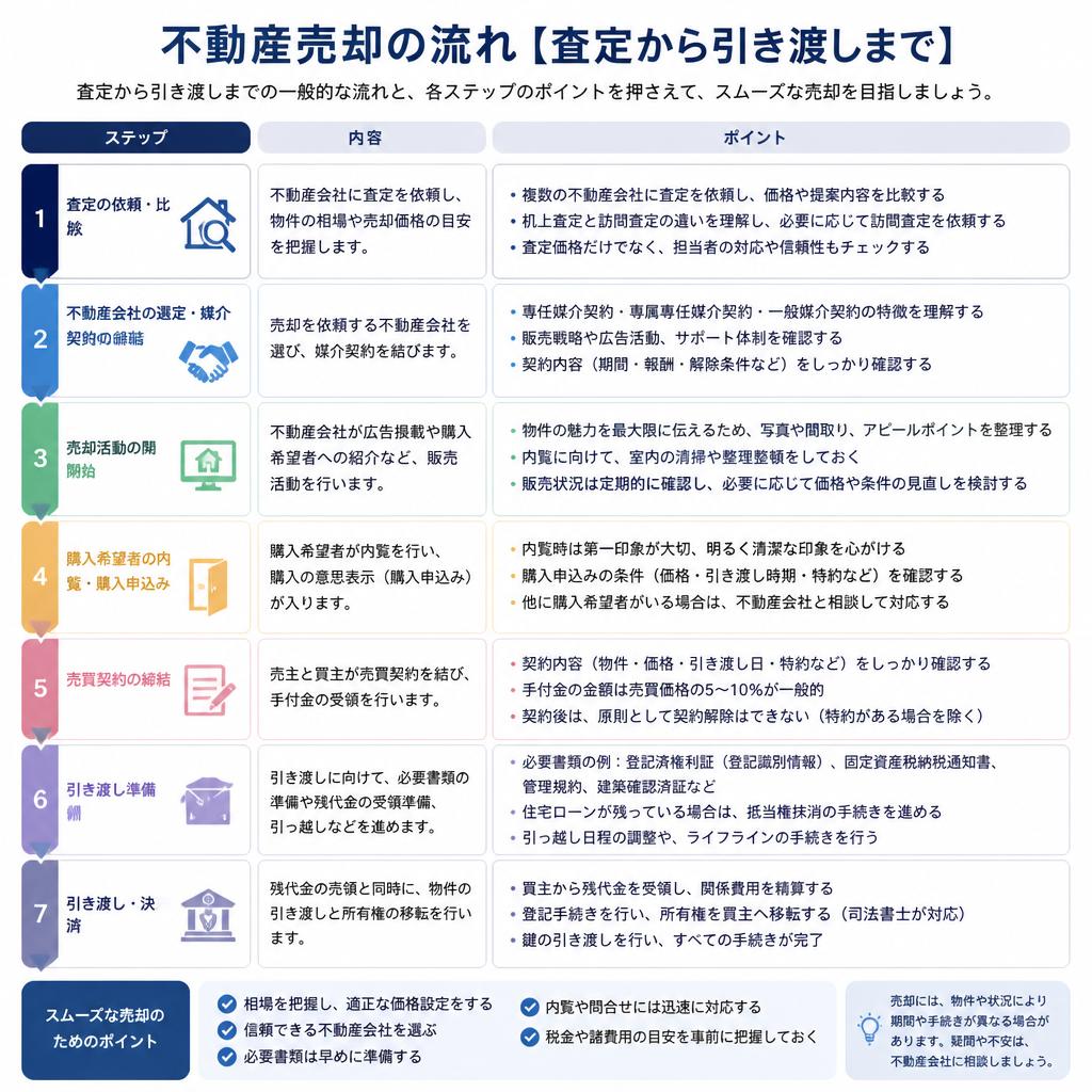 2. 不動産売却の流れ