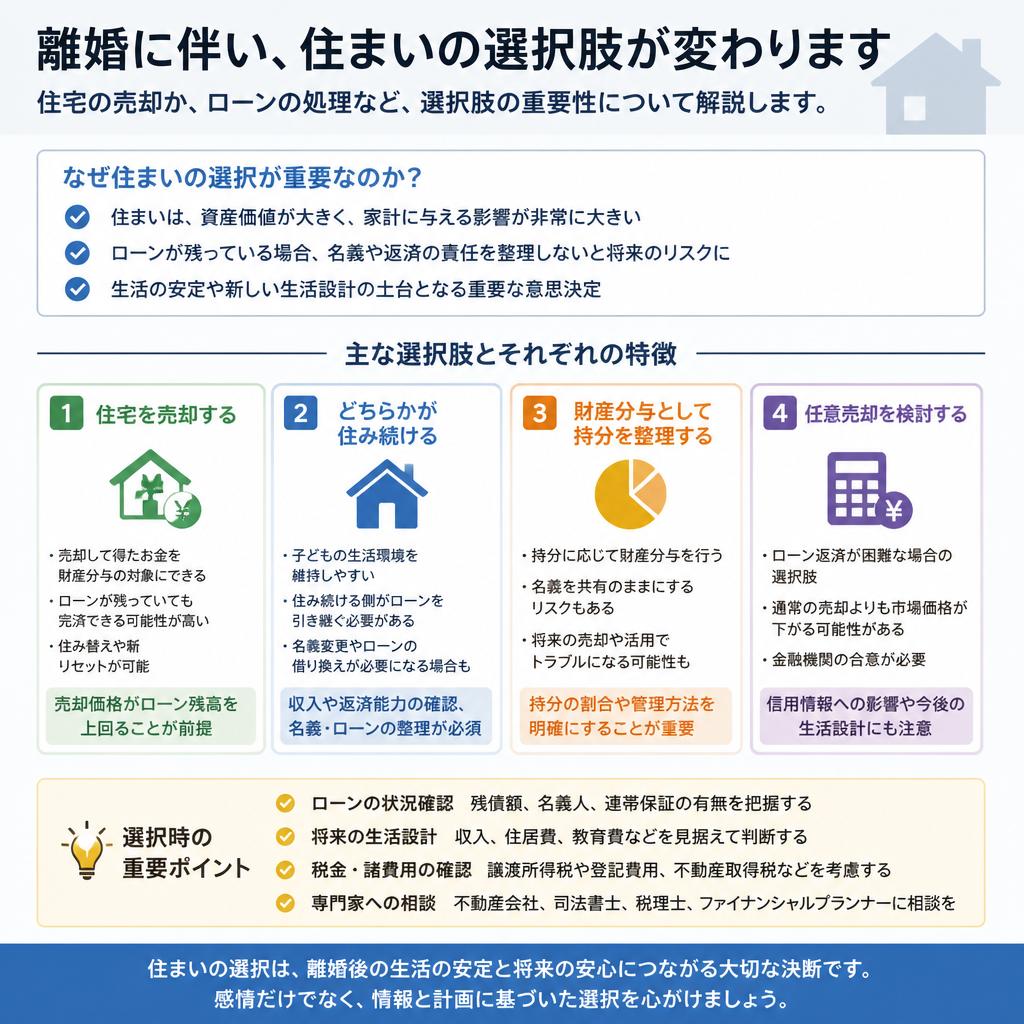 2. 離婚後の住宅、どうする？