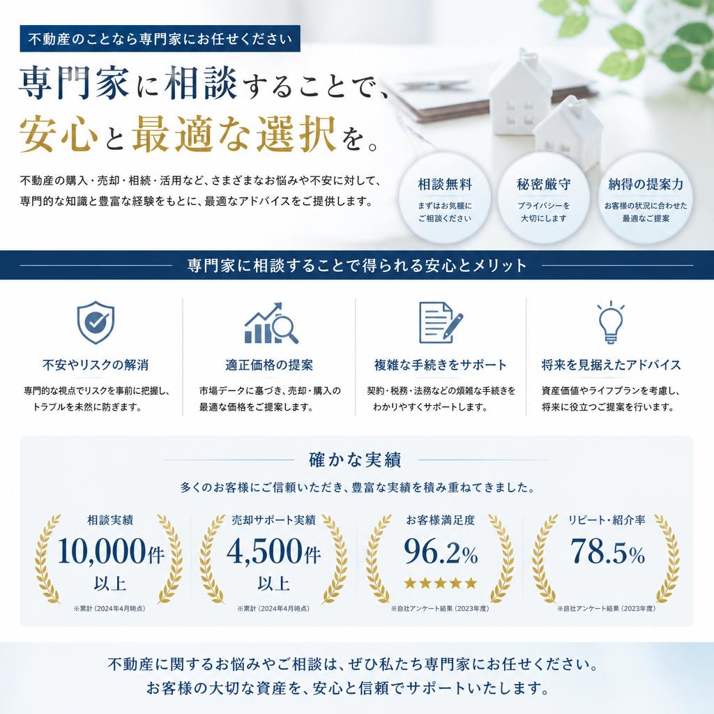 7. 専門家に相談するメリット