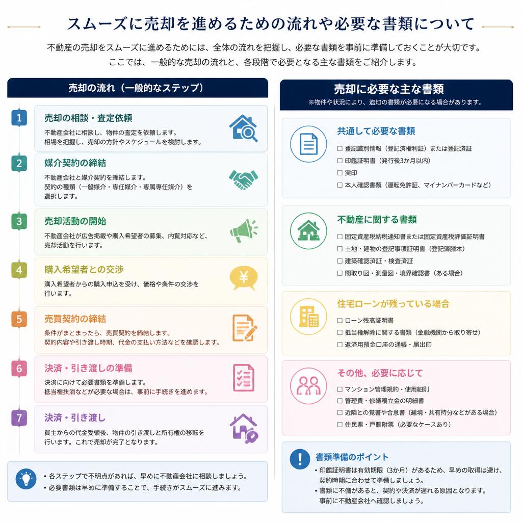 4. 不動産売却の流れと必要書類
