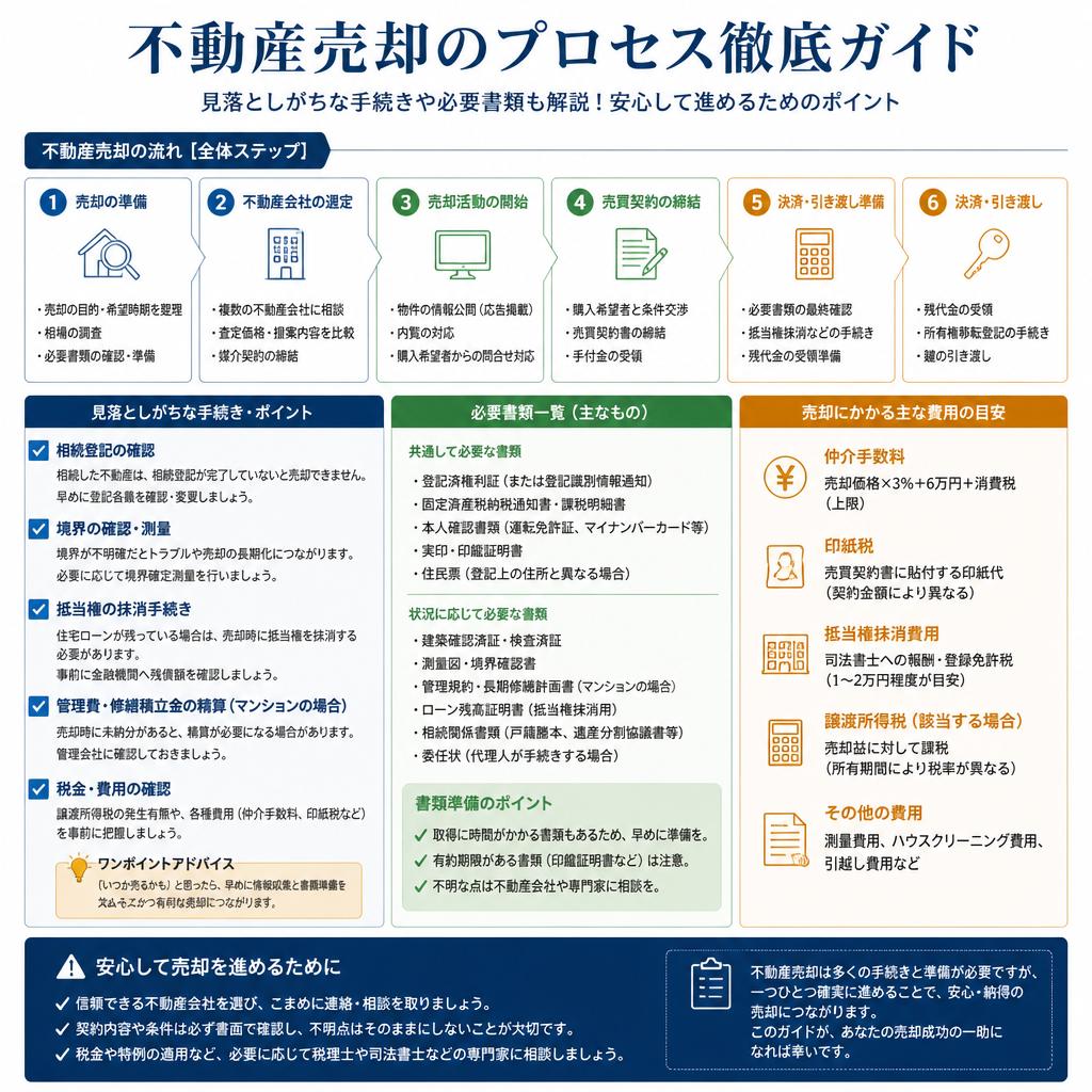 スムーズな売却手続きの流れ