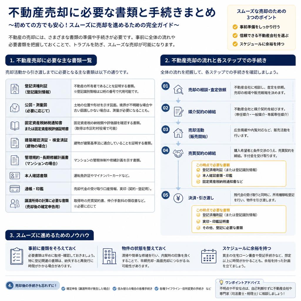売却に必要な書類とは?