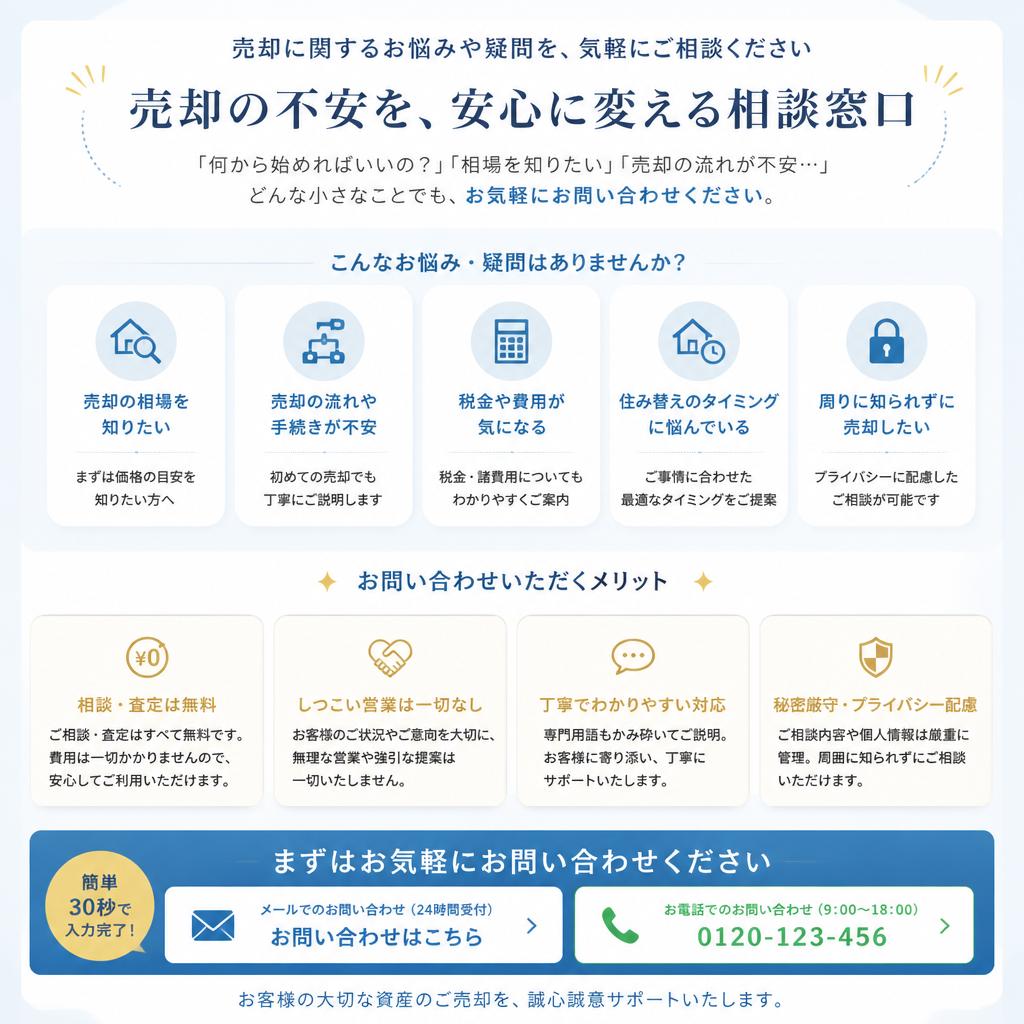 まずはお気軽にご相談を！