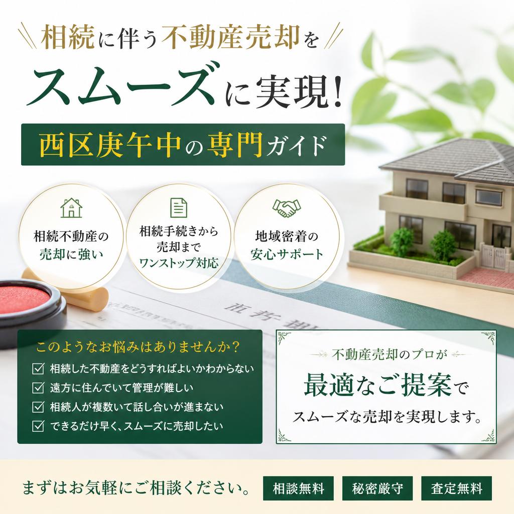 相続に伴う不動産売却をスムーズに実現！西区庚午中の専門ガイド
