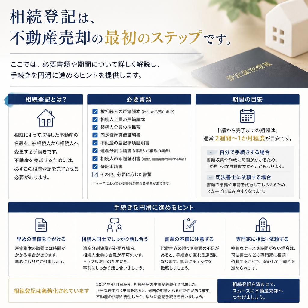 西区庚午中の相続登記手続き
