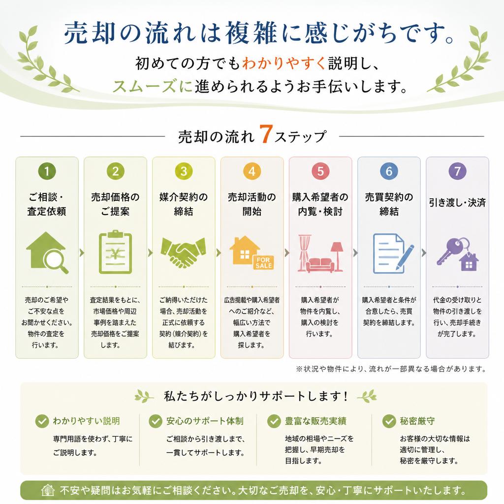 2. 不動産売却の流れを解説