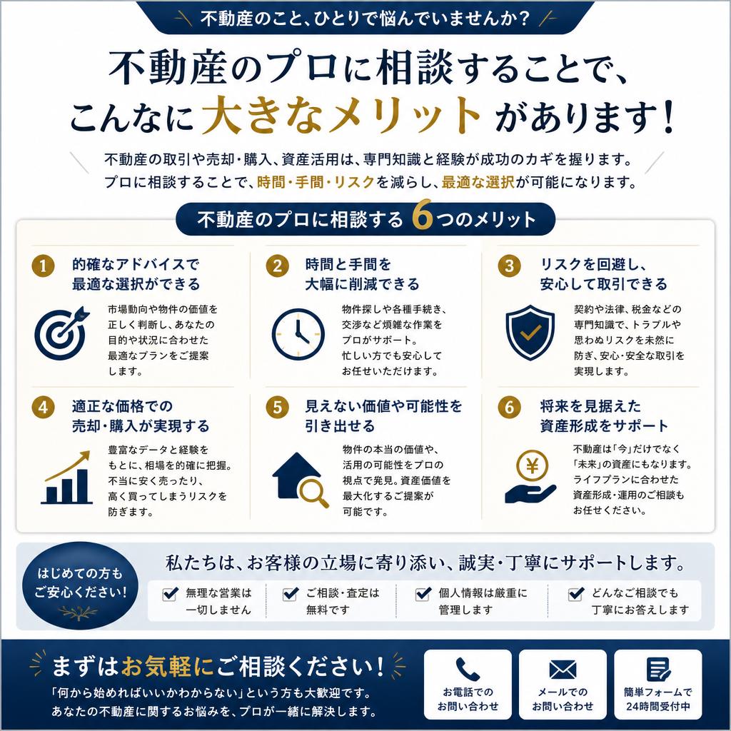 専門家に相談するメリット