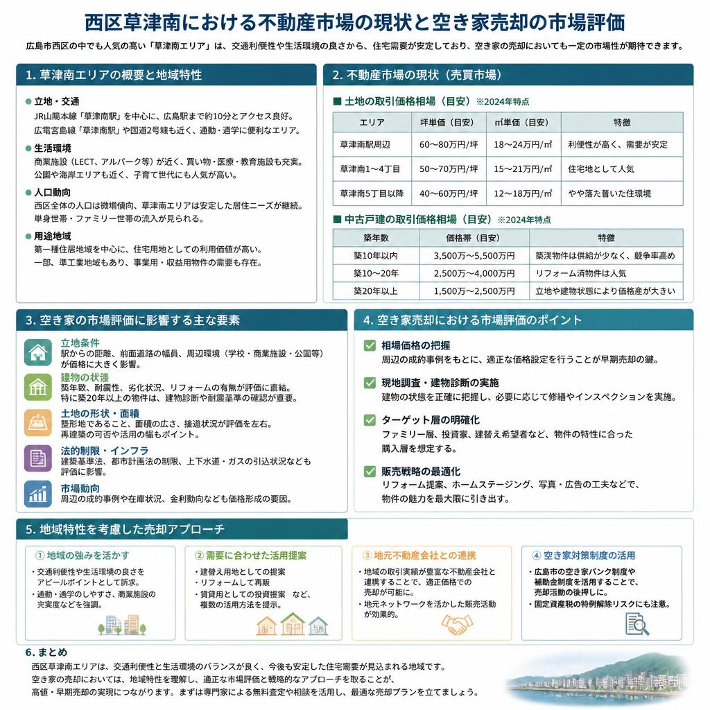 西区草津南の市場動向