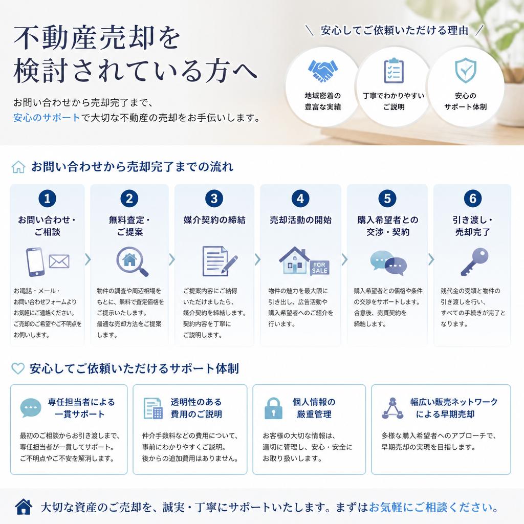 お問い合わせの流れとサポート