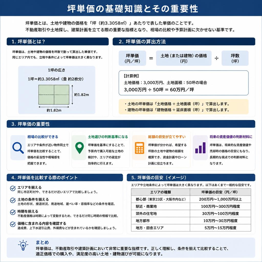 2. 坪単価とは何か？