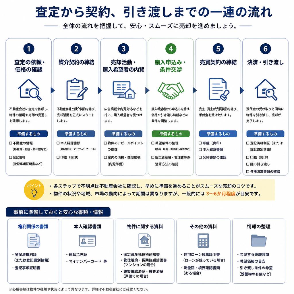 不動産売却の流れ