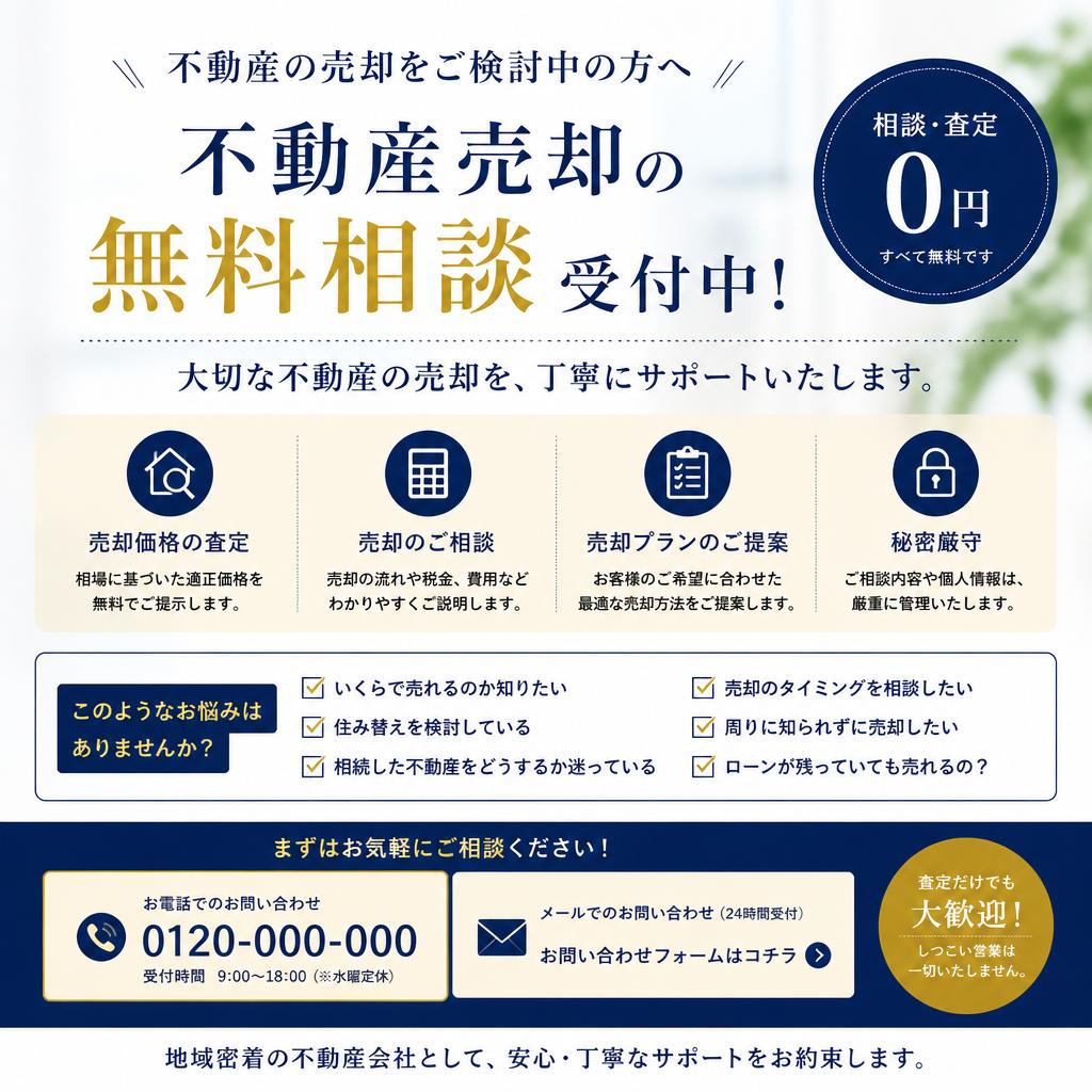 無料相談のお知らせ