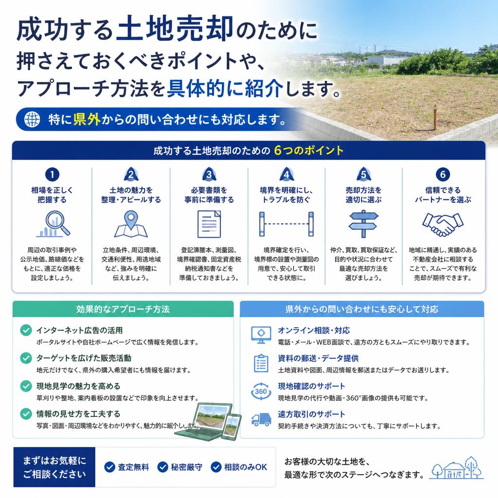 売却成功のためのポイント