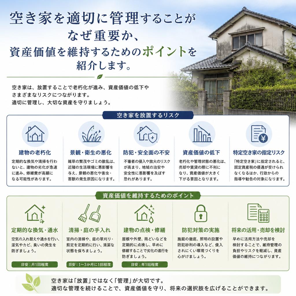 空き家管理の重要性