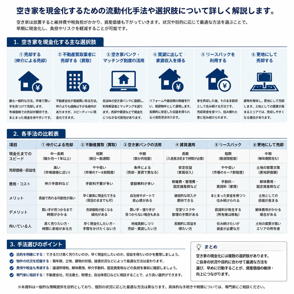 資産の流動化の手法