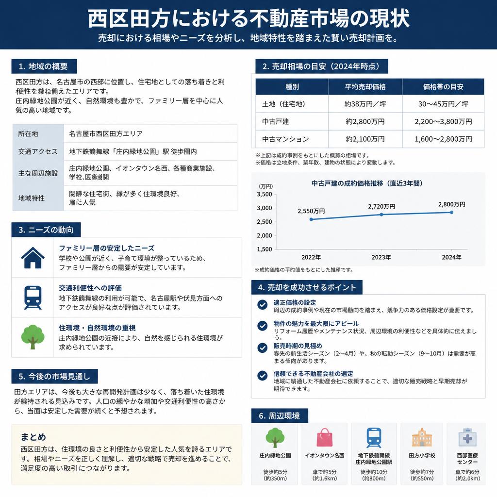 西区田方の不動産市場の現状