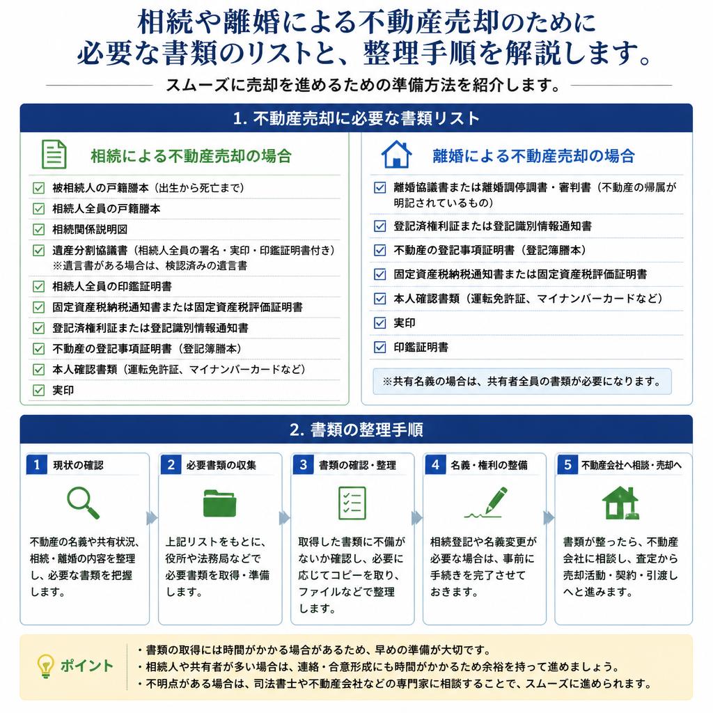 4. 必要書類の整理と準備