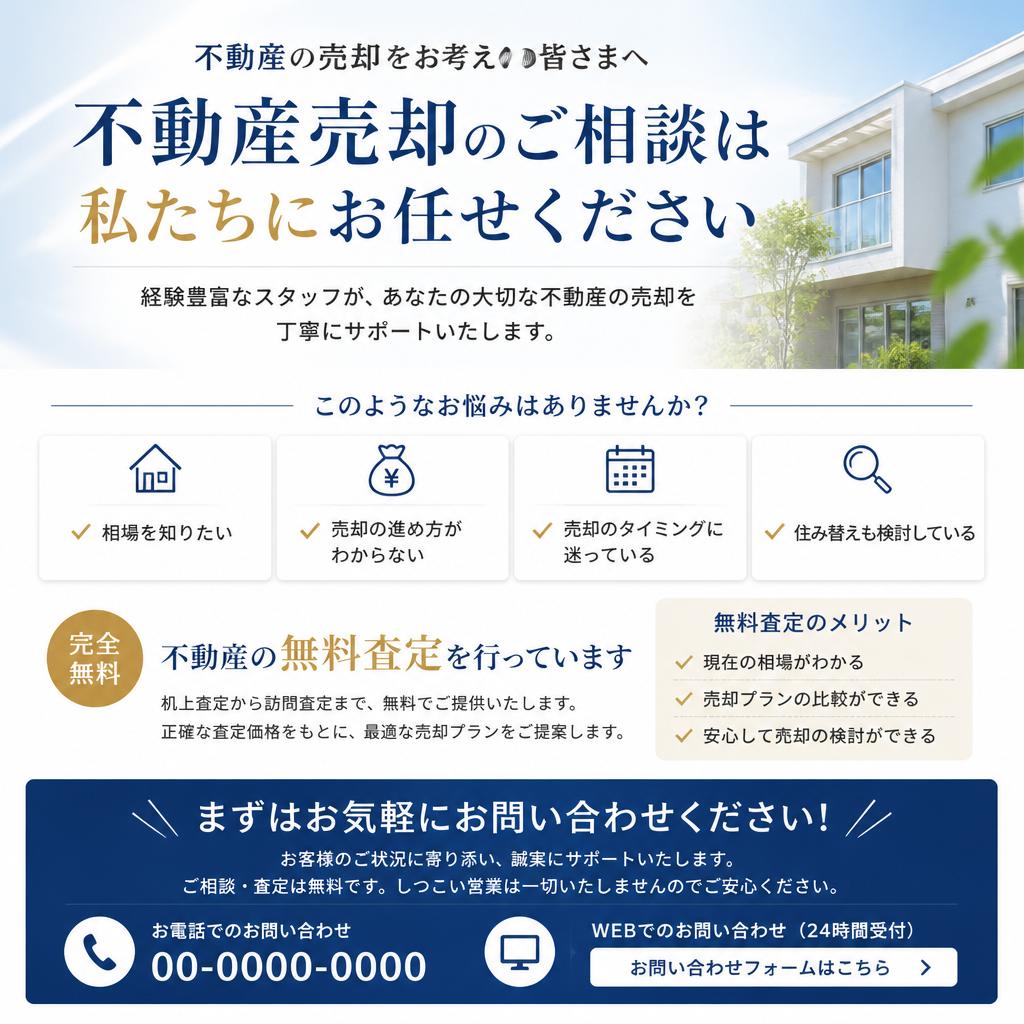 7. 無料相談・査定のご案内