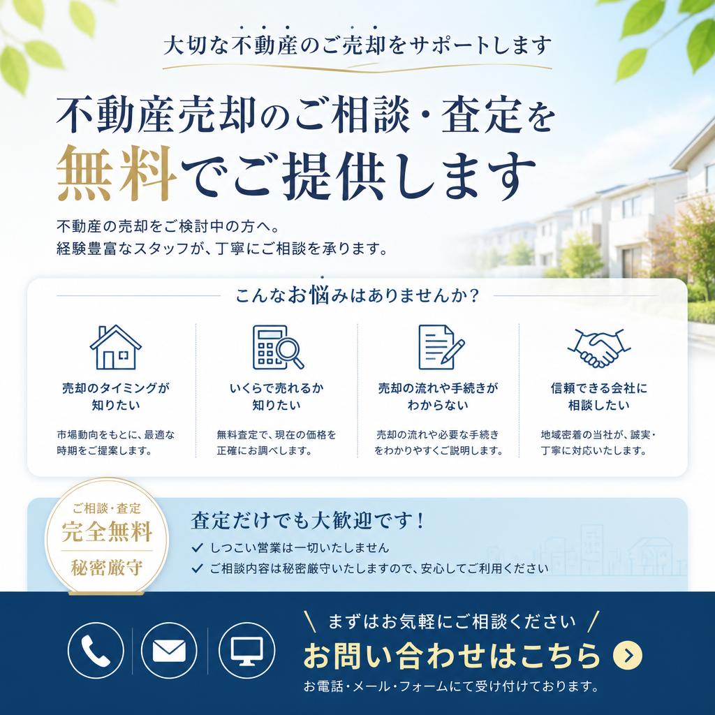 7. 無料相談・査定のご案内