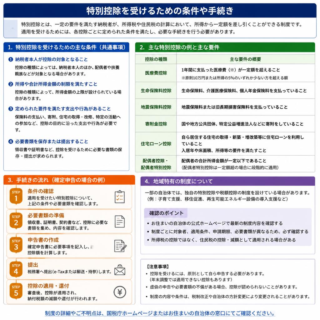 西区古江上での特別控除の具体的な条件