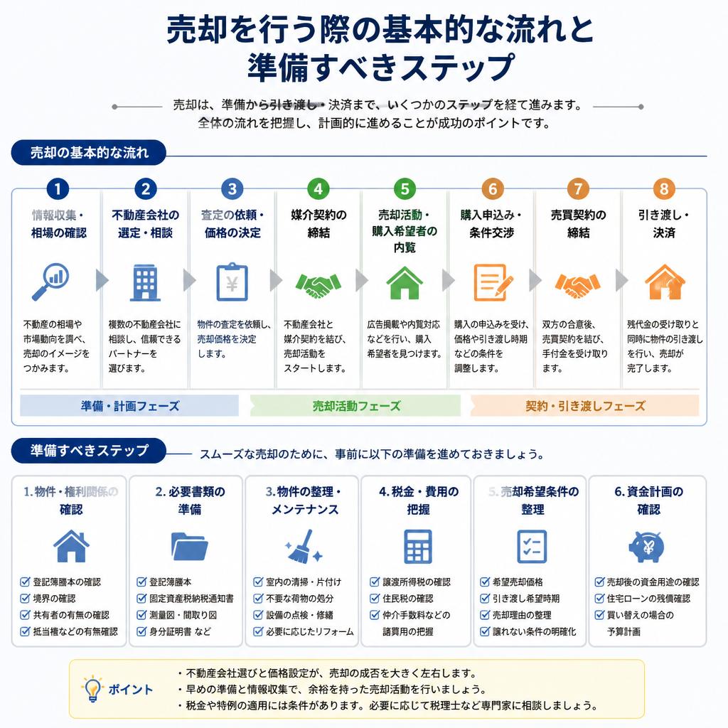 2. 不動産売却の基本ステップ