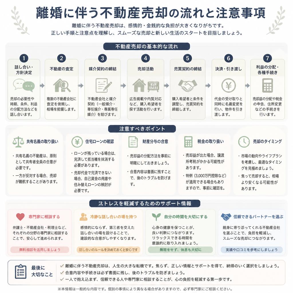 離婚時の不動産売却ガイド